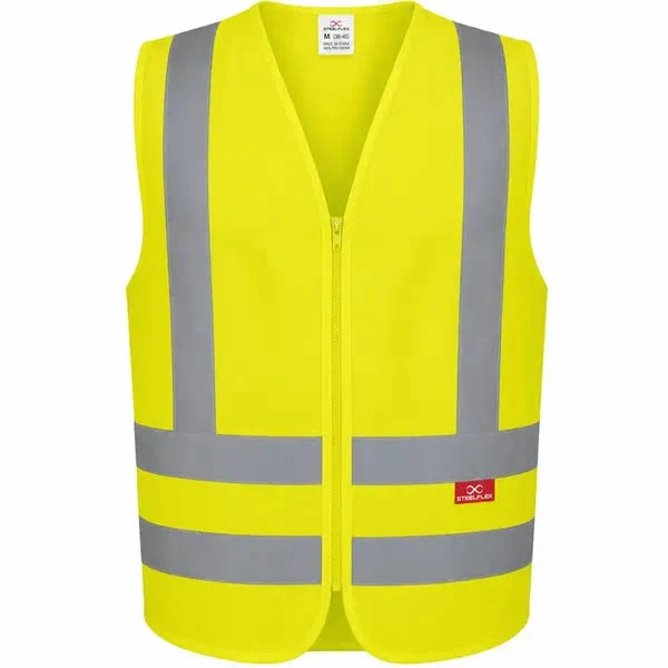 Colete Refletivo Sem Bolso Amarelo Fluorescente